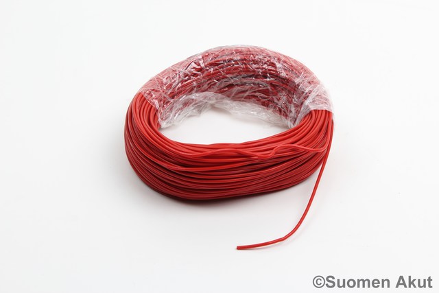 Silikonikaapeli 20AWG punainen 1 metri - Silikonikaapelit - 2824 - 1