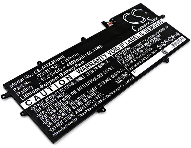 Tietokoneen Akku ASUS 11,55V 4800mA(381) - Asus kannettavan akut - 4894128129394 - 1