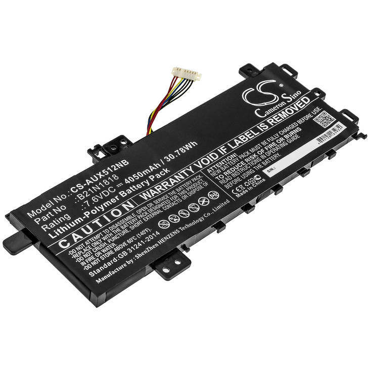 Tietokoneen Akku ASUS 7.6V 4050mA(518) - Asus kannettavan akut - 4894128165934 - 1