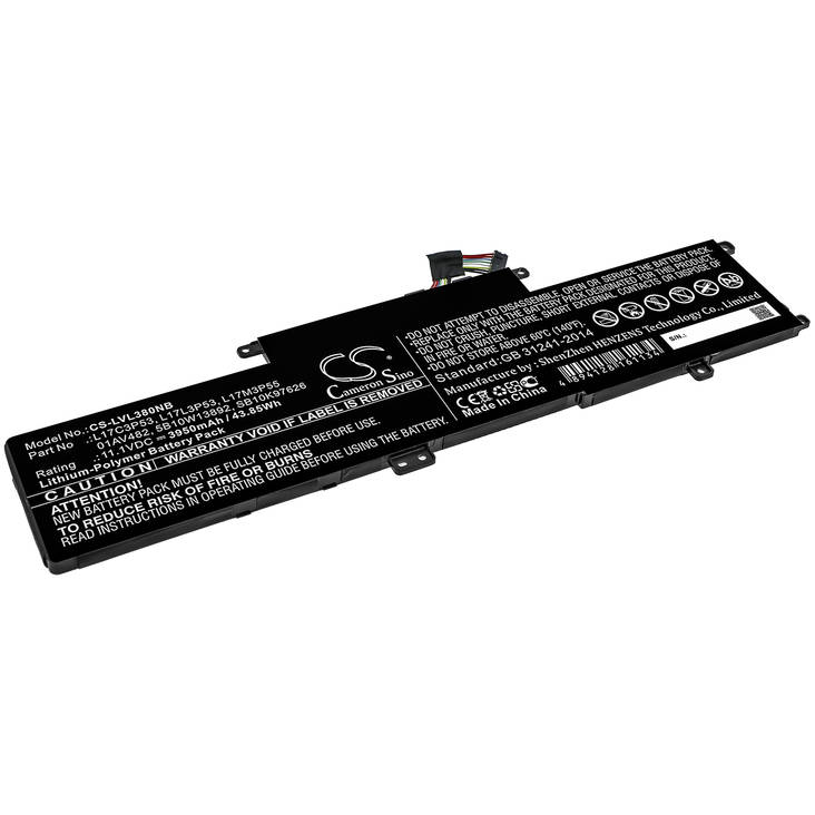 Tietokoneen Akku Lenovo11.4V3950mAh(550 - Lenovo kannettavan akut - 4894128161134 - 1