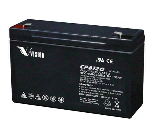 Vision CP6120 Agm-akku 6v 12Ah - AGM ajovoima- ja teollisuusakut - 214914 - 1