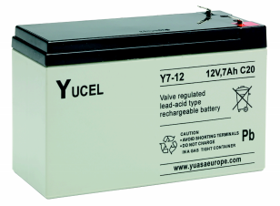 Yucel Agm-akku 12V 7Ah Y7-12 - AGM ajovoima- ja teollisuusakut - 21234744 - 1