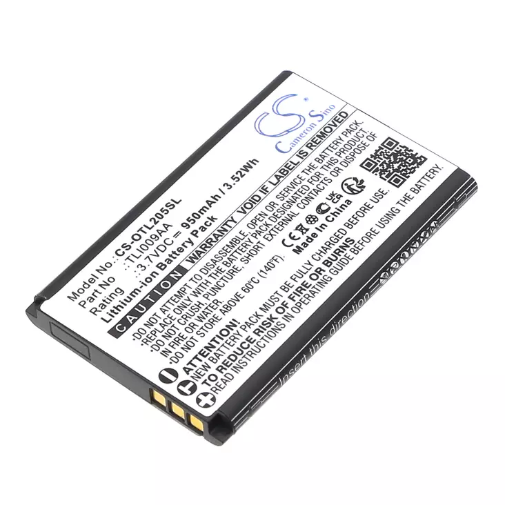 Alcatel puhelimen OT-3025 tarvikeakku CS - Muiden merkkien puhelinakut - 4894128213574 - 1