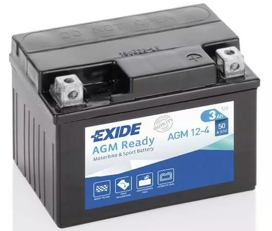 Exide Mp-Akku AGM12-4 12V 3Ah - AGM MP- ja kelkan akut - 3661024033954 - 1