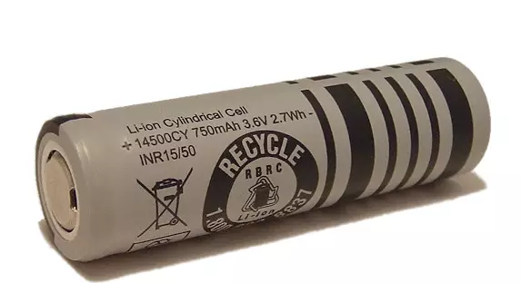 HighPower AA 3.6V 750mAh Li-Ion ICR14500 - Muut Li-ion kennot - 74574 - 1