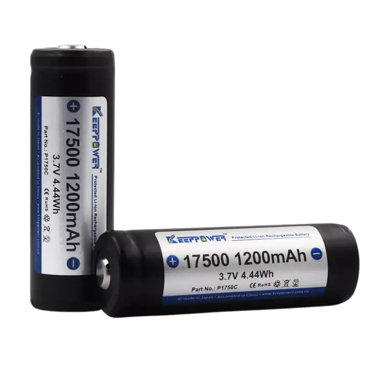 Keeppower P1750C 17500 3.7V 1200mAh 2kpl - Muut Li-ion kennot - 6970906550074 - 2