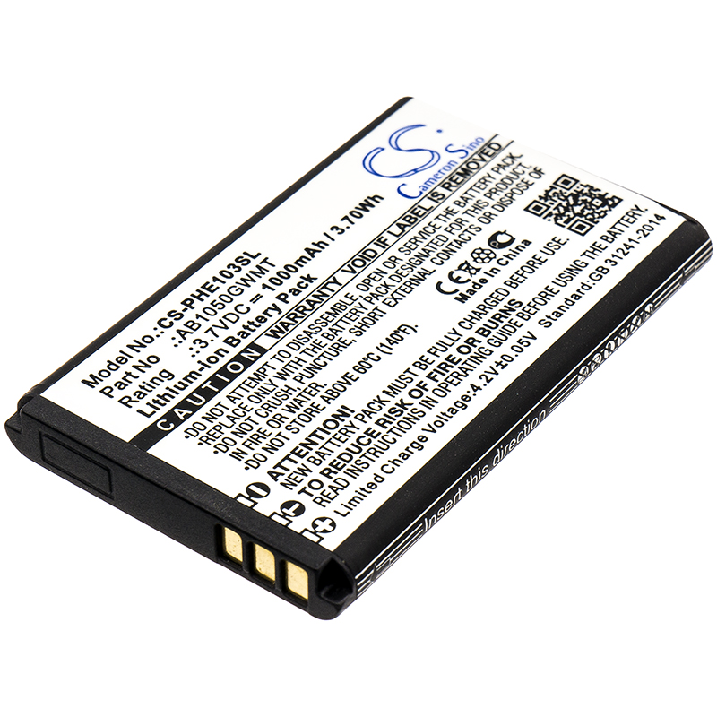 Doro 1362 Puhelimen tarvikeakku 3.7v 1000mAh LiIon Suomenakut.fi