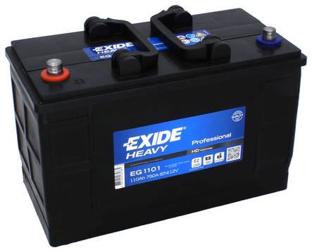 Exide Professional EG1101 12V 110Ah - Exide käynnistysakut - 3661024035385 - 1