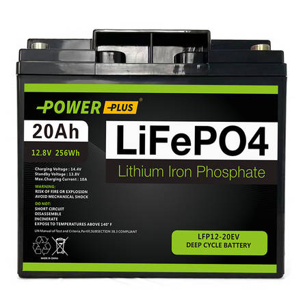 Power Plus LFP12-20EV akku12,8V20Ah - Li-ion ajovoima- ja teollisuusakut - 78345 - 1