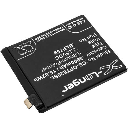 Puhelimen akku Oneplus 3.85V 3900mAh - Oneplus kännykän akut - 4894128167495 - 2