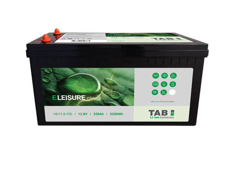Tab HD12-250 ELC SOC akku 12,8V 250Ah 3200Wh - Li-ion ajovoima- ja teollisuusakut - 3838807049765 - 1