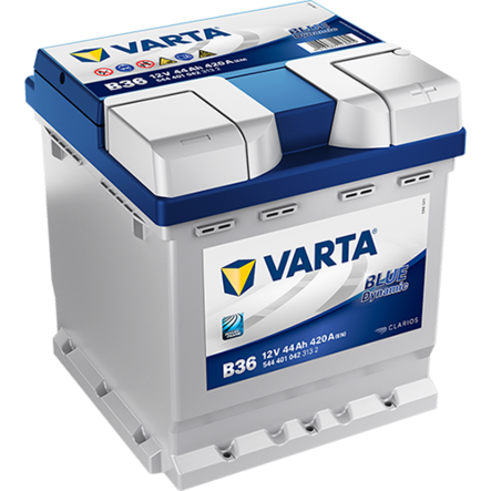 Varta Blue Dynamic B36 12V 44Ah 420A - Varta käynnistysakut - 4016987143605 - 1