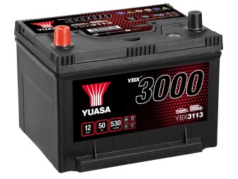 Yuasa KäynnistysakkuYBX3113 12V50Ah 530A - Yuasa käynnistysakut - 5050694029745 - 1