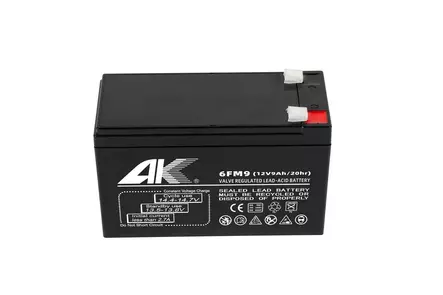 AK 6FM9 Agm-akku 12V 9Ah - AGM ajovoima- ja teollisuusakut - 75315 - 2