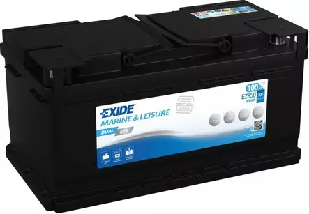 Exide Dual MarineEFB EZ85012V100Ah/850Wh - Exide vene- ja vapaa-ajan akut - 3661024037495 - 1