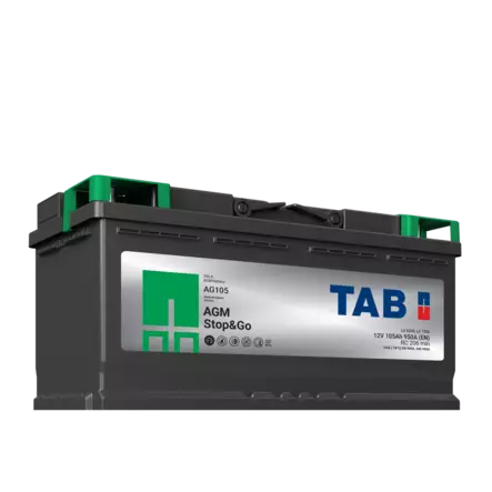 TAB AGM Stop&Go AG105 12V 105Ah 950A (EN) - Tab käynnistysakut - 3838807039575 - 2
