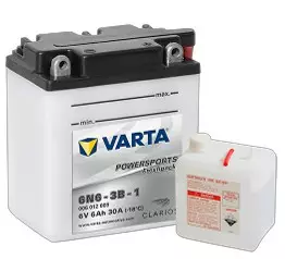 Varta Mp-Akku 6N6-3B-1 6V 6Ah - MP- ja kelkan korkilliset vakioakut - 4016987141045 - 1