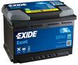 Exide Excell EB740 12V 74Ah - Exide käynnistysakut - 3661024034555 - 1