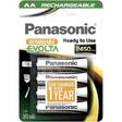 Panasonic Evolta AA 1.2V 2450mAh - AA & AAA Akut ja kennot - 5410853050865 - 1