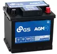 GS Käynnistysakku AGM012 AGM 12V50Ah - GS käynnistysakut - 5050694064265 - 3