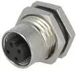 M12 4-napainen naarasliitin suora IP68 - Liittimet - 14365 - 1