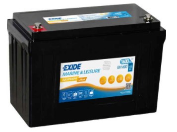 Exide EV1600 Li-ion akku 12V 125Ah1600wh - Li-ion ajovoima- ja teollisuusakut - 3661024037365 - 1