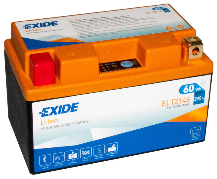 Exide Mp-Akku ELTZ14S 12V60Wh290A Li-ion - Li-ion MP- ja kelkan akut - 3661024036825 - 1