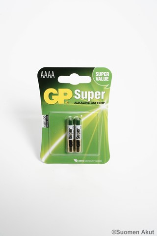 GP Alkaliparisto AAAA 1,5V - AAAA alkaliparistot - 4891199058615 - 1