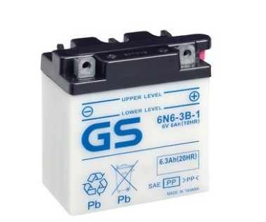 GS MP-akku 6N11-2D 6v 11Ah - MP- ja kelkan korkilliset vakioakut - 2135 - 1