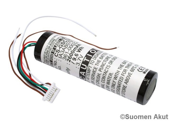 Garmin GPS-akku Liion 3.7v 2600mAh 2 - Garmin navigaattorin akut - 4894128021025 - 1
