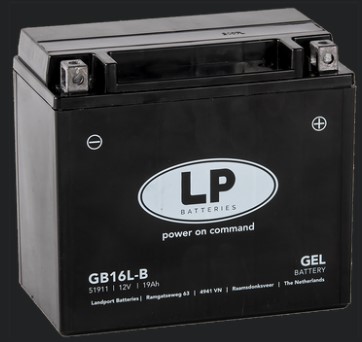 LP Mp-Akku GEL GB16L-B 12V 19Ah - AGM MP- ja kelkan akut - 8717101025055 - 1