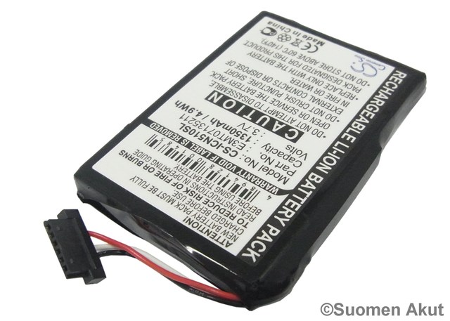 Navman 510 GPS-akku Liion 3.7v1350mAh - Muiden merkkien navigaattorien akut - 4894128001485 - 1