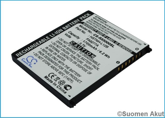 PDA akku HP IPAQ RX5000 3.7v 1700mAh - HTC ja PDA -akut - 4894128022435 - 1