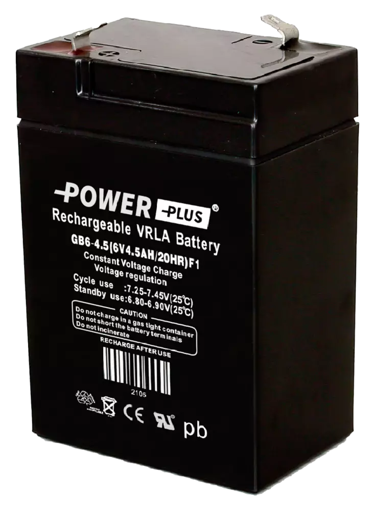 Power Plus Agm-akku 6V 4,5Ah - AGM ajovoima- ja teollisuusakut - 2105 - 3