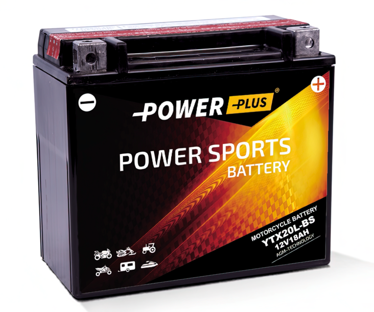 Power plus Mp-Akku YTX20L-BS 12V 18Ah - AGM MP- ja kelkan akut - 1925 - 1