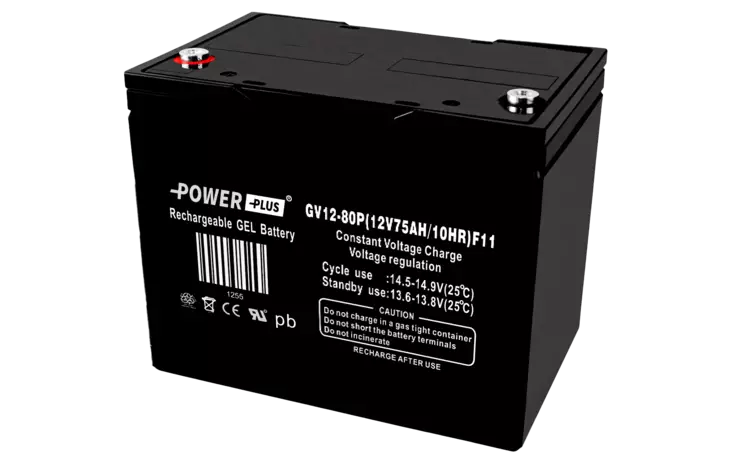 Power plus geeliakku GV12-80P12v80Ah/20h - Geeli ajovoima- ja teollisuusakut - 1255 - 3