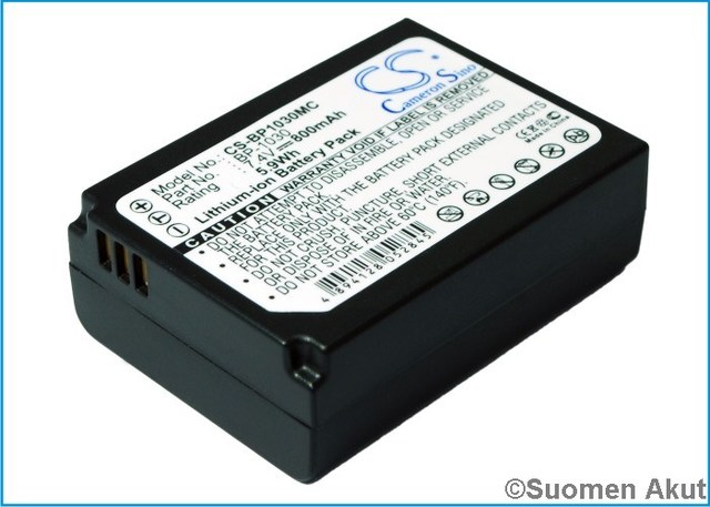 Samsung akku 7.4v 800mAh BP-1030 Li-ion - Samsung kameranakut - 4894128052845 - 1