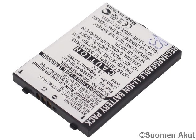Sandisk akku 3.7v 750mah Liion CS - Mp3-soittimen akut - 4894128003335 - 1