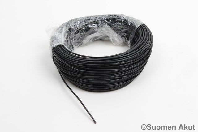 Silikonikaapeli 20AWG musta 1 metri - Silikonikaapelit - 2825 - 1