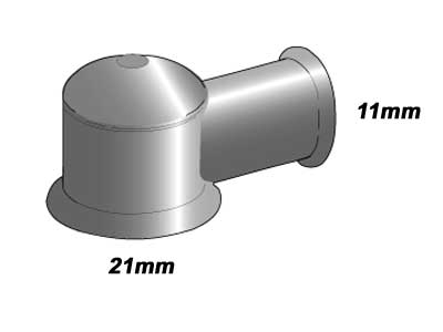 Suojakumi piippu suojus 11/21mm - Muut akkutarvikkeet - 738215 - 1