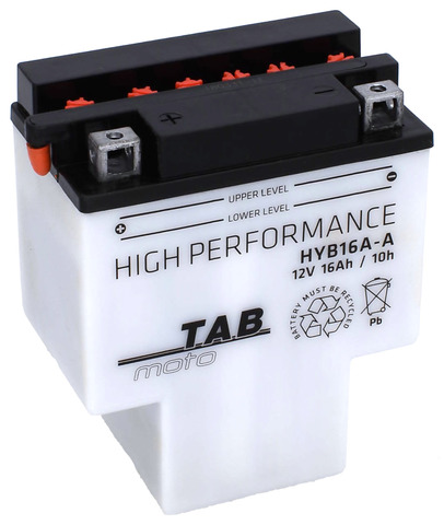 TAB Mp-Akku HYB16A-A 12V 16Ah 135A - MP- ja kelkan korkilliset vakioakut - 8435336101985 - 1