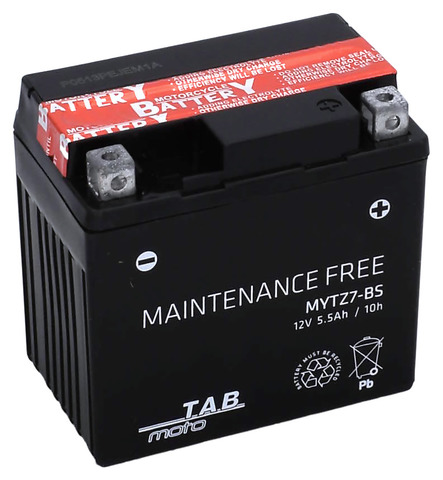 TAB Mp-Akku YTZ7-BS/MYTZ7-BS 12V 5,5Ah 60A - AGM MP- ja kelkan akut - 8435336180805 - 1