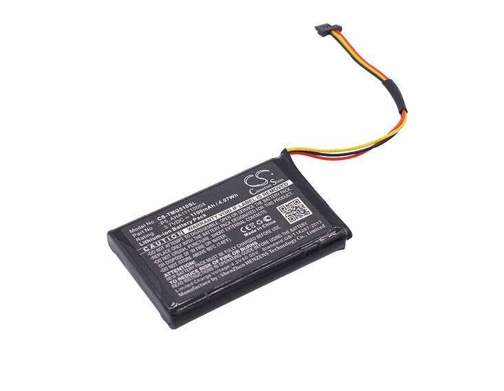 TomTom Akku 3.7v 1100mAh Go 510 - TomTom navigaattorin akut - 4894128121305 - 1