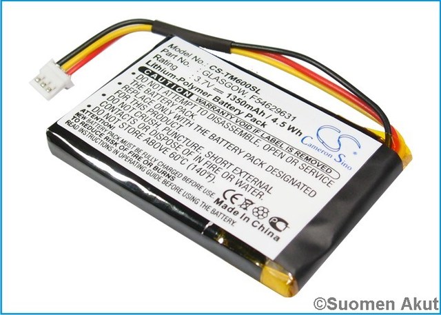 TomTom akku 3.7v1350mAh (V1) - TomTom navigaattorin akut - 4894128019985 - 1