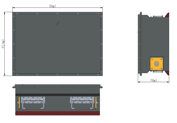 Topband TB48100 Li-ion akku 48V 100Ah - Li-ion ajovoima- ja teollisuusakut - 217315 - 1