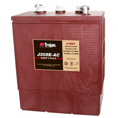 Trojan J305E 6V 305ah/20hr Akku - Putki- ja massalevyakut - 512348905 - 1