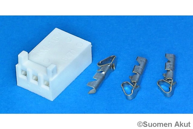 Tuuletinliitin 3napainen Molex - Teollisuusliittimet - 79635 - 1