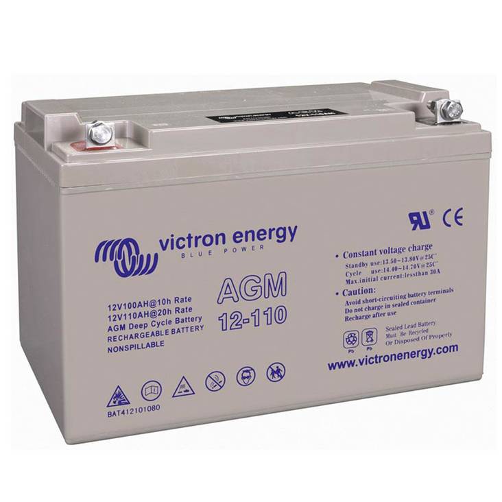 Victron Deep cycle Agm-Akku 12v 110Ah - AGM ajovoima- ja teollisuusakut - 1254795 - 1