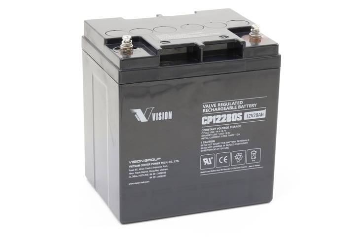 Vision CP12280S Agm-akku 12v 28Ah - AGM ajovoima- ja teollisuusakut - 2149255 - 1