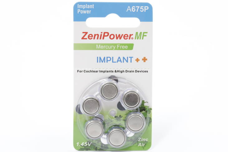 ZeniPower Kuulolaiteparisto A675P 1,4V - Kuulolaiteparistot - 6923601285055 - 1